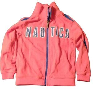 🚨5 For $25🚨Nautica Coral/Orange and Navy Full-Zip Jacket